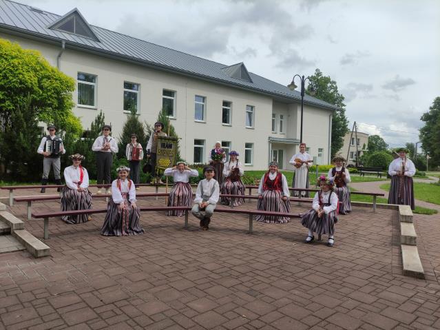 Gatavošanās dziesmu un deju svētkiem videomateriāla filmēšana